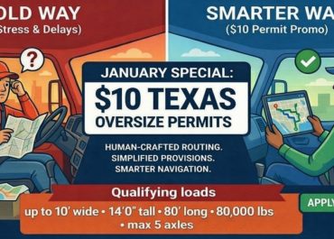 Texas Oversize Permit Applications for Only $10 — Human-Crafted Routing, Simplified Provisions, and a Smarter Way to Navigate Texas